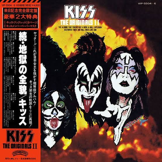 KISS LPレコード 5セット ソロ含 キッス ステッカー / ポスターあり - 洋楽